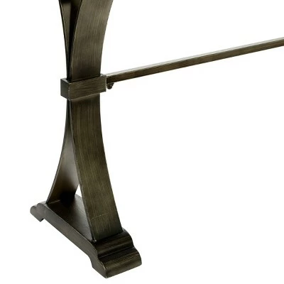 Olivia & May Industrial Wood Console Table Brown - Olivia & May 5 Olivia & May Industrial Wood Console Table Brown - Olivia & May - Image 3