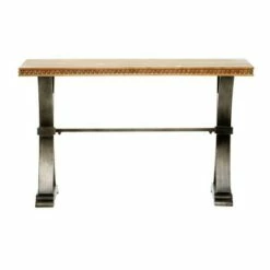 Olivia & May Industrial Wood Console Table Brown - Olivia & May 9 Olivia & May Industrial Wood Console Table Brown - Olivia & May -Console Tables Sales unnamed file 3998