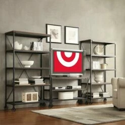 Merida Mixed Media Console Table Black - Inspire Q -Console Tables Sales unnamed file 4007