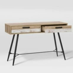 Aurora Entryway Table Beige/White - CorLiving -Console Tables Sales unnamed file 4010