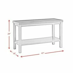 Graham Rectangle Sofa Table Brown - Picket House Furnishings -Console Tables Sales unnamed file 4026