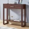 Supa 1 Drawer Console Table Vintage Walnut - miBasics