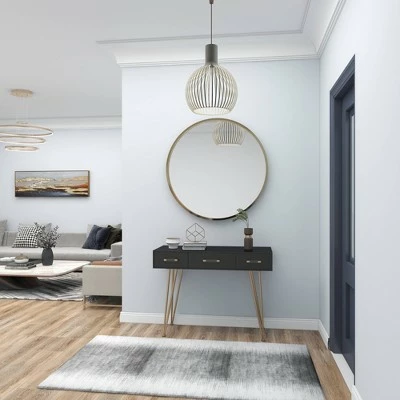 Olivia & May Modern 3 Drawer Console Table Black - Olivia & May 12 Olivia & May Modern 3 Drawer Console Table Black - Olivia & May - Image 10