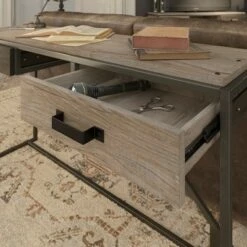 Refinery Console Table with Drawers Rustic Gray/Charred Wood - Bush Furniture 9 Refinery Console Table with Drawers Rustic Gray/Charred Wood - Bush Furniture -Console Tables Sales unnamed file 4072