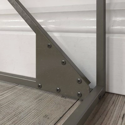 Refinery Console Table with Drawers Rustic Gray/Charred Wood - Bush Furniture 6 Refinery Console Table with Drawers Rustic Gray/Charred Wood - Bush Furniture - Image 4