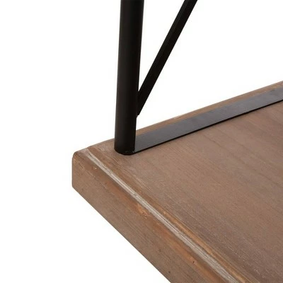 French Vintage Antiqued Finish Console Table Brown - Glitzhome 8 French Vintage Antiqued Finish Console Table Brown - Glitzhome - Image 6