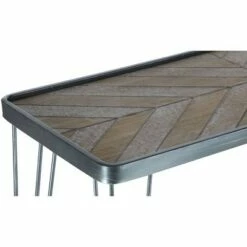 Olivia & May Modern Wood and Iron Chevron Console Table Brown - Olivia & May 9 Olivia & May Modern Wood and Iron Chevron Console Table Brown - Olivia & May -Console Tables Sales unnamed file 4100