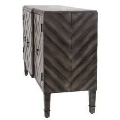 3 Door Chevron Console Table Modern Gray - Stylecraft -Console Tables Sales unnamed file 4110