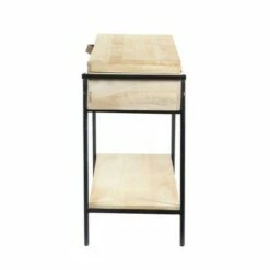 Handmade Wood and Metal Box Console Table with Removable Storage Brown/Black - The Urban Port 11 Handmade Wood and Metal Box Console Table with Removable Storage Brown/Black - The Urban Port -Console Tables Sales unnamed file 4119