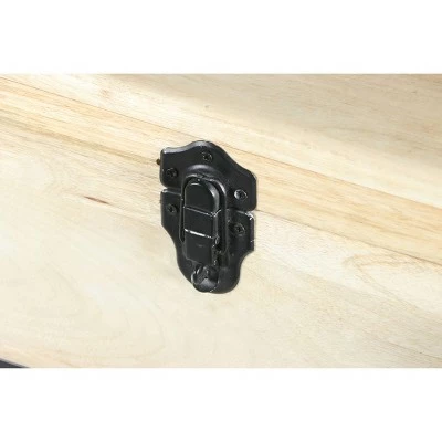 Handmade Wood and Metal Box Console Table with Removable Storage Brown/Black - The Urban Port 7 Handmade Wood and Metal Box Console Table with Removable Storage Brown/Black - The Urban Port - Image 5