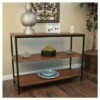 Carolina Cottage Finley Console/TV Stand - Chestnut/Black - Carolina Chair and Table -Console Tables Sales unnamed file 4126