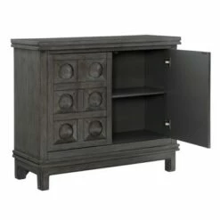 Epinay Carved Cabinet Gray - Powell Company