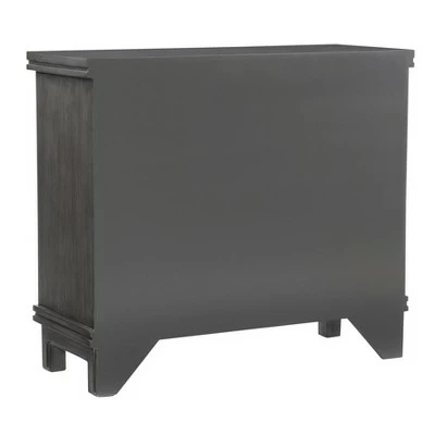 Epinay Carved Cabinet Gray - Powell Company 7 Epinay Carved Cabinet Gray - Powell Company - Image 5