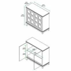 Epinay Carved Cabinet Gray - Powell Company 21 Epinay Carved Cabinet Gray - Powell Company -Console Tables Sales unnamed file 4157