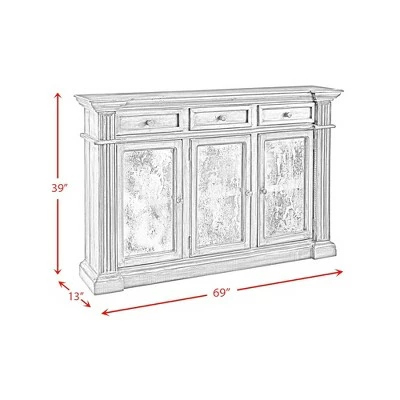 Paisley Console Aqua - Picket House Furnishings 8 Paisley Console Aqua - Picket House Furnishings - Image 6