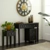 Olivia & May Set of 3 Traditional Wood Console Tables Black - Olivia & May 1 Olivia & May Set of 3 Traditional Wood Console Tables Black - Olivia & May -Console Tables Sales unnamed file 4203