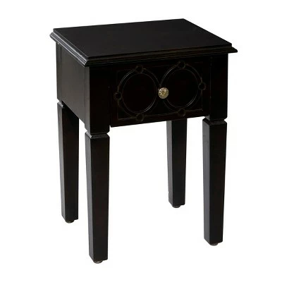 Olivia & May Set of 3 Traditional Wood Console Tables Black - Olivia & May 4 Olivia & May Set of 3 Traditional Wood Console Tables Black - Olivia & May - Image 2