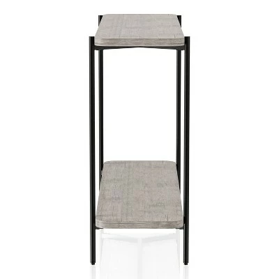 Dunkeld Lower Shelf Sofa Table Sand Black/Light Gray - miBasics 3 Dunkeld Lower Shelf Sofa Table Sand Black/Light Gray - miBasics