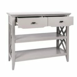 Lane 2 Drawer Console Table - East at Main White -Console Tables Sales unnamed file 4275