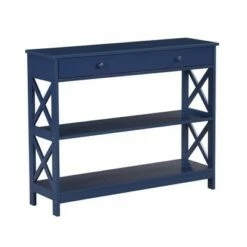 Oxford 1 Drawer Console Table - Breighton Home Cobalt Blue -Console Tables Sales unnamed file 428