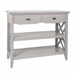 Lane 2 Drawer Console Table - East at Main White -Console Tables Sales unnamed file 4281