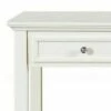 Sofa Table with 2 Drawer and Tapered Feet White - Benzara 2 Sofa Table with 2 Drawer and Tapered Feet White - Benzara -Console Tables Sales unnamed file 4290