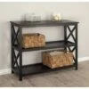 Wood 2 Shelf Console Table Green - Olivia & May -Console Tables Sales unnamed file 4293