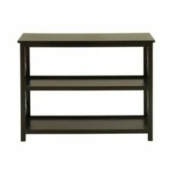 Wood 2 Shelf Console Table Green - Olivia & May 8 Wood 2 Shelf Console Table Green - Olivia & May -Console Tables Sales unnamed file 4295