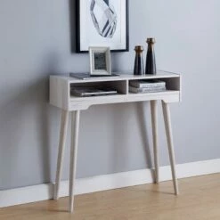 Carex Console Table White Oak - miBasics