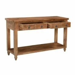 Bennet 2 Drawer Console Table Natural Brown - Treasure Trove Accents 7 Bennet 2 Drawer Console Table Natural Brown - Treasure Trove Accents -Console Tables Sales unnamed file 4409