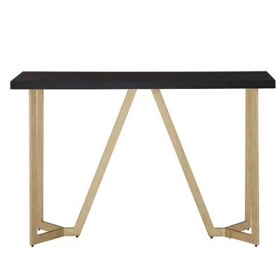 Karianne Metal Base Sofa Table Black/Gold - Inspire Q 5 Karianne Metal Base Sofa Table Black/Gold - Inspire Q - Image 3