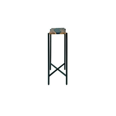 36" Rivers Edge Acacia Wood and Acrylic Narrow Console/Entryway Table Brown - Alaterre Furniture 7 36" Rivers Edge Acacia Wood and Acrylic Narrow Console/Entryway Table Brown - Alaterre Furniture - Image 5