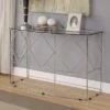 Relm Glass Top Sofa Table Chrome - miBasics -Console Tables Sales unnamed file 4476