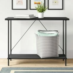 Wood and Metal Console Table - Room Essentials™ Black