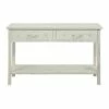 Highland Coast 2 Drawer Console Table White Rub - Treasure Trove Accents