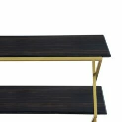 Westlake 3 Tier Console Table Dark Brown/Gold - Armen Living 9 Westlake 3 Tier Console Table Dark Brown/Gold - Armen Living -Console Tables Sales unnamed file 4523