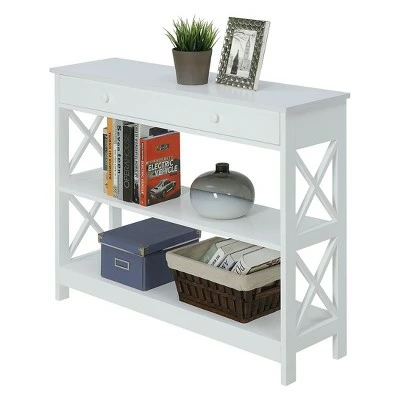 Oxford 1 Drawer Console Table White - Breighton Home 4 Oxford 1 Drawer Console Table White - Breighton Home - Image 2