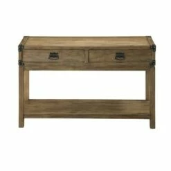Cumberland 2 Drawer Console Table Brown - Treasure Trove Accents