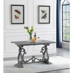 Gramercy Flip Top Console Gray - Treasure Trove Accents -Console Tables Sales unnamed file 4560