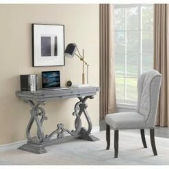 Gramercy Flip Top Console Gray - Treasure Trove Accents -Console Tables Sales unnamed file 4561