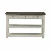 Borden Three Drawer Console Table Ivory - Treasure Trove Accents -Console Tables Sales unnamed file 4564