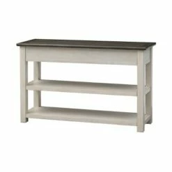 Borden Three Drawer Console Table Ivory - Treasure Trove Accents -Console Tables Sales unnamed file 4571
