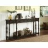 Blaydes 4 Drawer Console Table Black - Treasure Trove Accents