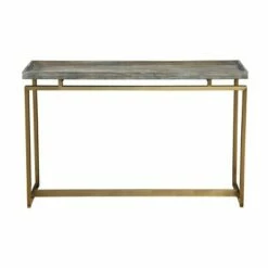 Huntington Console Table Weathered Gray - Treasure Trove Accents