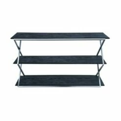 Westlake 3 Tier Console Table Black - Armen Living