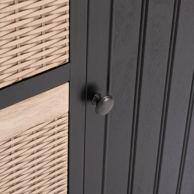 Landers 2 Drawers and 3 Baskets Console Table - Safavieh Sand 11 Landers 2 Drawers and 3 Baskets Console Table - Safavieh Sand - Image 9