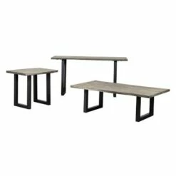 Yukon Live Edge Console Table Gray - Treasure Trove Accents -Console Tables Sales unnamed file 4631