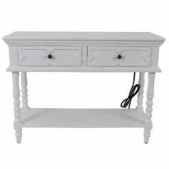 Decor Therapy Mona Two Drawer Console Table - Décor Therapy Brown -Console Tables Sales unnamed file 4659