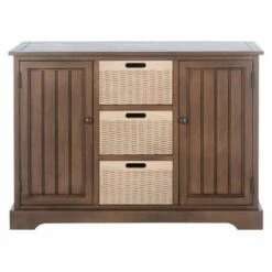 Landers 2 Drawers and 3 Baskets Console Table - Safavieh Sand 31 Landers 2 Drawers and 3 Baskets Console Table - Safavieh Sand -Console Tables Sales unnamed file 468