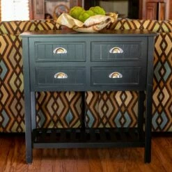 Decor Therapy Bailey Bead Board 4 Drawer Console Table - Décor Therapy Red -Console Tables Sales unnamed file 4684